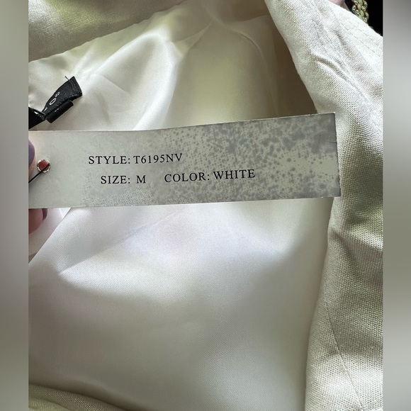 NWT Sandro 3/4 Length Sleeve Zippered Jacket with Tie Collar - Picture 7 of 7